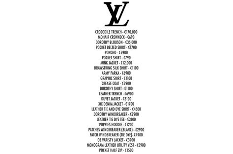 louis vuitton europe price list 2018